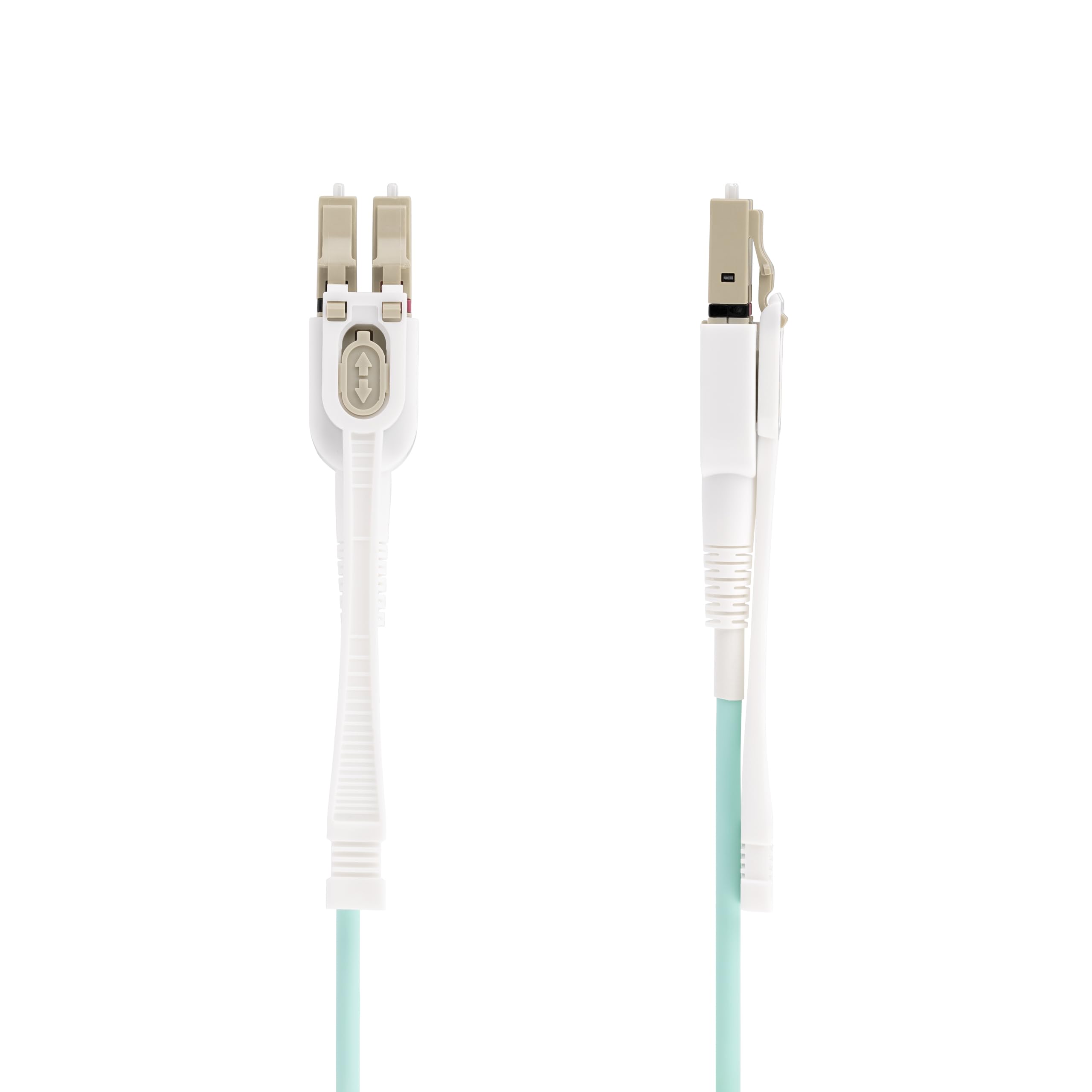 StarTech.com 4m (13ft) LC to LC (UPC) OM4 Multimode Fiber Optic Cable w/Push-Pull Tabs, 50/125µm, 100G Networks - Image 2