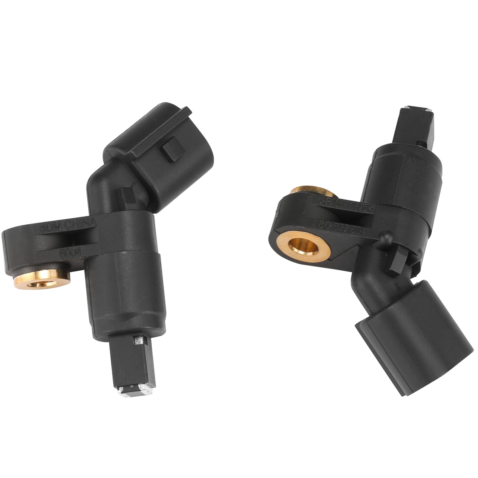 21582 21584 Lot de 2 capteurs ABS avant droit gauche pour VW Golf 4 IV Polo 6N1 6N2 A.u.d.i A3 8L Seat Capteur de roue 1J0927803 1J0927804 Capteur de vitesse de rotation de roue