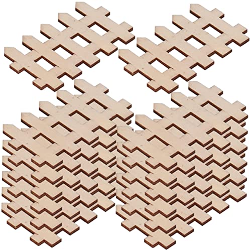 VICASKY 100 piezas Valla de jardín decorativa para casa de muñecas y paisajes en miniatura y duradero para proyectos de bricolaje e ideas de jardín