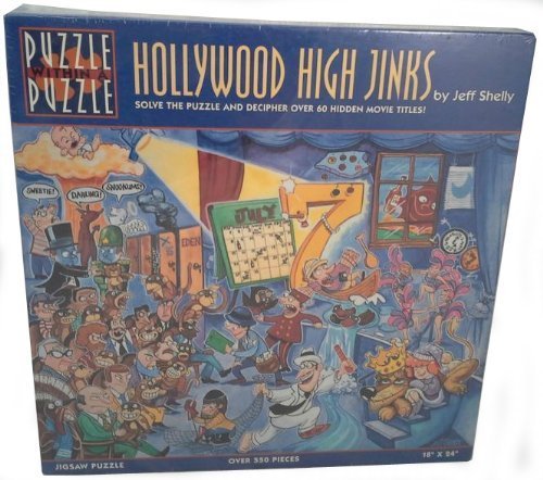 Puzzle Within a Puzzle - Hollywood High Jinks By Jeff Shelly Over 550 Pieces