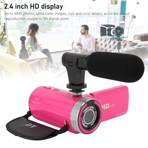 Caméscope écran haute définition avec micro pour réussir vos vlogs