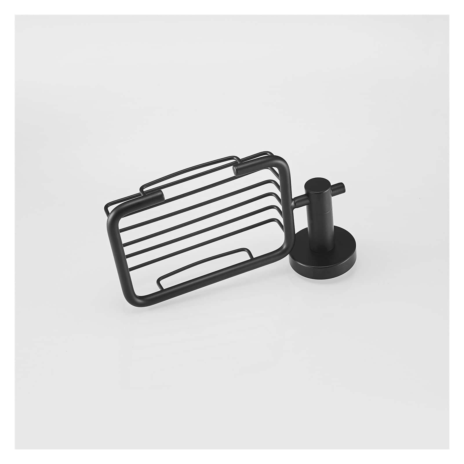 Jabonera Jabonera, jabonera, jabonera, soporte de jabón, jabonera de acero inoxidable 304, color negro, accesorios de baño, jabonera de ducha, jabonera de pared for baño, 1 pieza(Brushed)