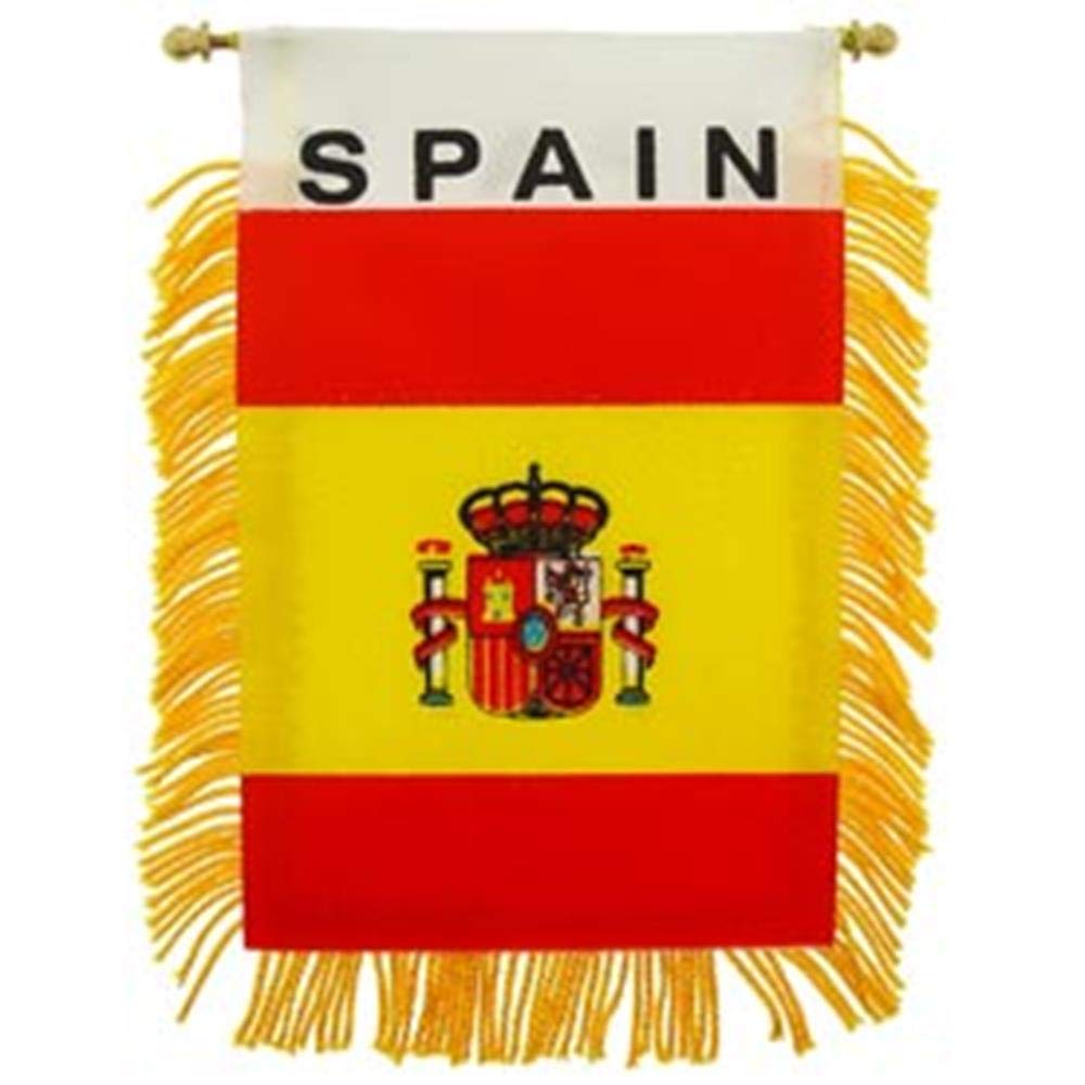 EagleEmblems WF1101 Mini-BAN,INT,Spain (3x5''), Multicolor