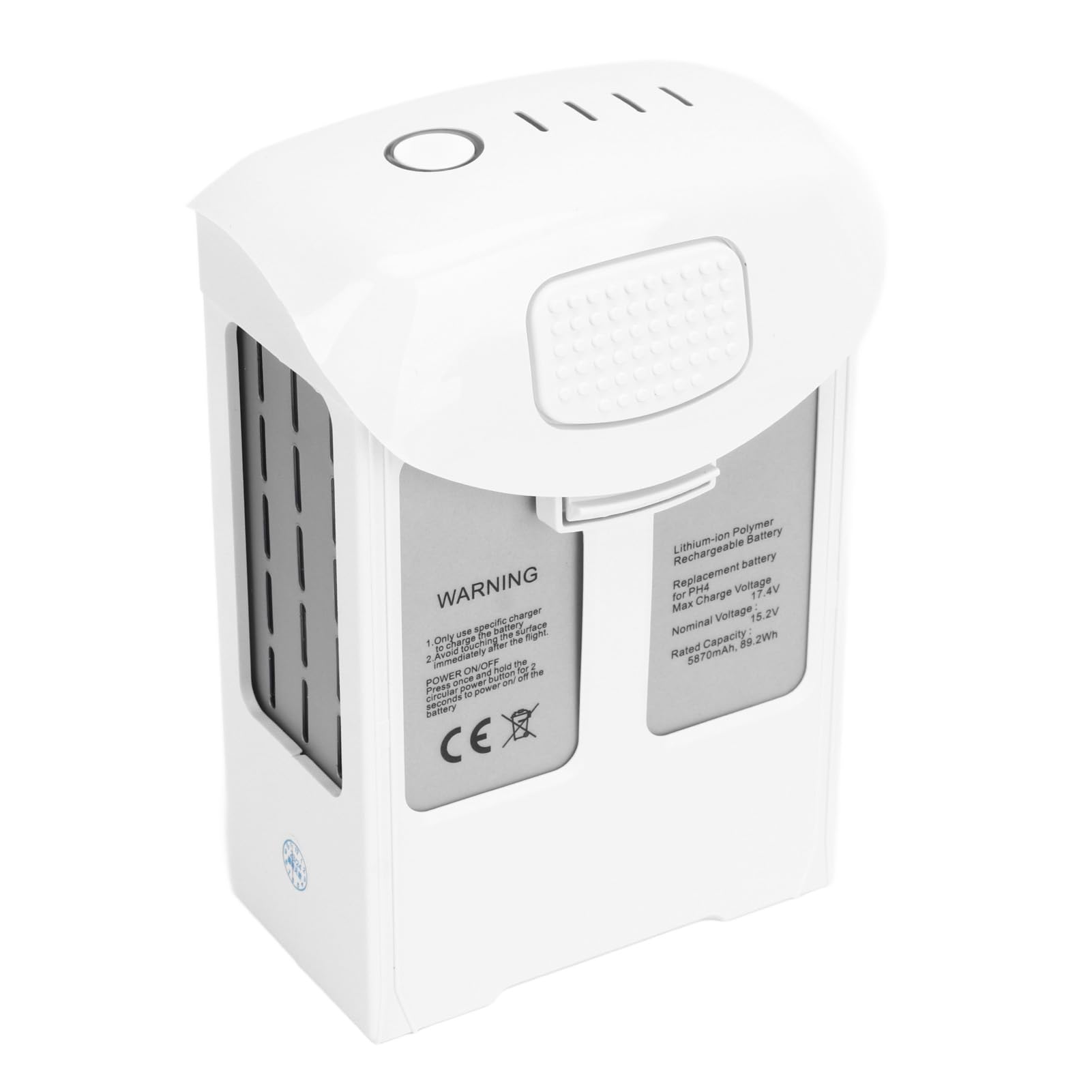 Inteligentna Bateria do Drona 5870 MAh Wymienna Bateria do Drona Inteligentna Wymienna Bateria do Lotu, Plastik 5870 MAh Wymienna Bateria do Drona o Dużej Pojemności Inteligentny
