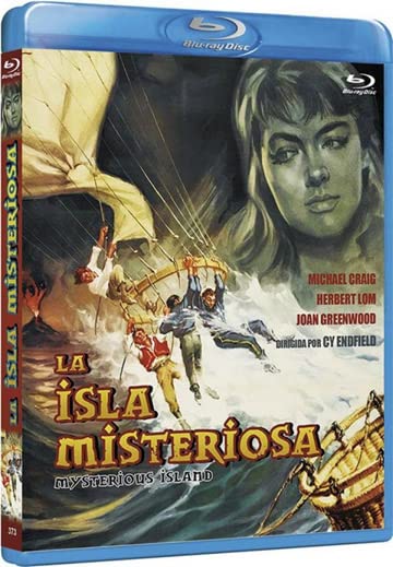 La isla misteriosa 1961 Blu-Ray con remasterización de imagen para coleccionistas