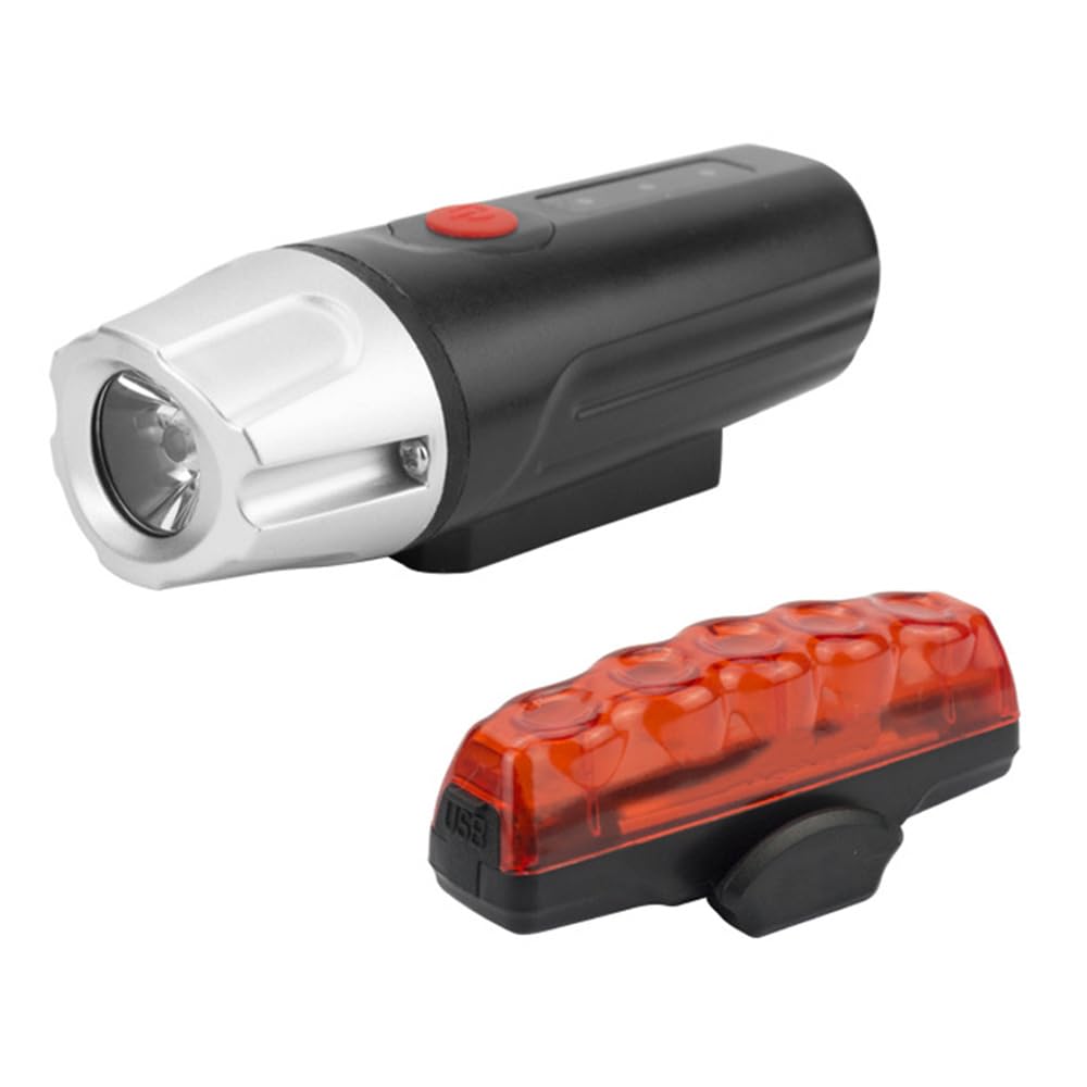 300 Lumen Super Bright USB Ricaricabile Bicicletta Luce Luce Anteriore Leggera Luce Posteriore per Ciclismo Sicurezza con Impermeabile