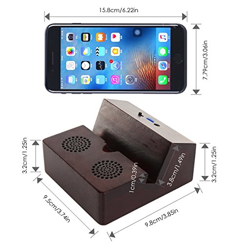 FlexDin fatto a mano cassa stereo in legno senza