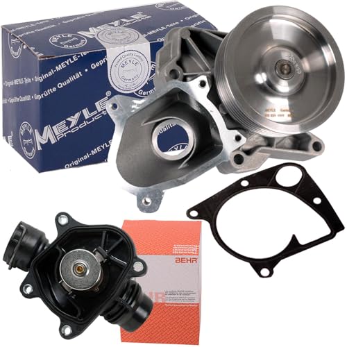 BandelOne enthält Meyle Wasserpumpe + Thermostat Dichtung passend für 1 E87 3 E46 E90 5 E60 X3
