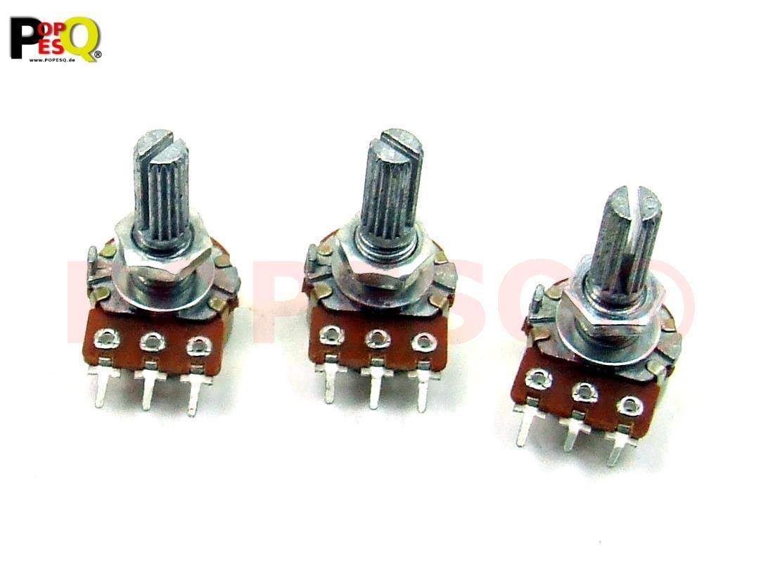 POPESQ® 3 pz. x Potenziometro 1K Lineare PCB #A3176