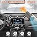 TOTMOX Car Heater Defroster - Portable Windshield Defroster Defogger, Heater and Cooler Fan with Thermostat 12V 150W, Plugs into Cigarette Lighter 3-Outlet USB for Car SUV Truck RV Trailer