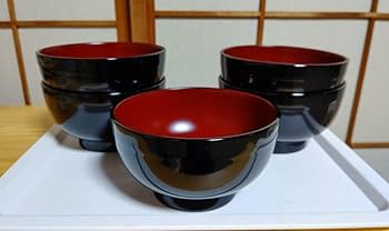 Amazon.co.jp: 輪島塗 御椀 峰漆塗 五客 : ホーム＆キッチン