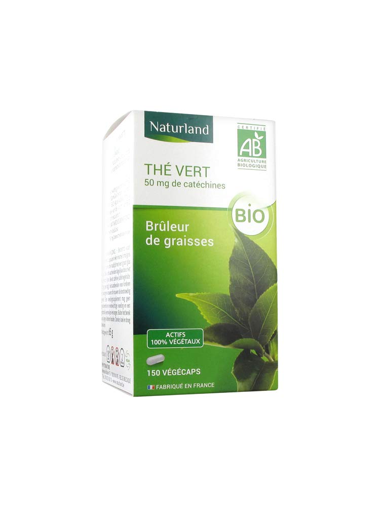 Naturland Thé Vert Bio 150 végécaps