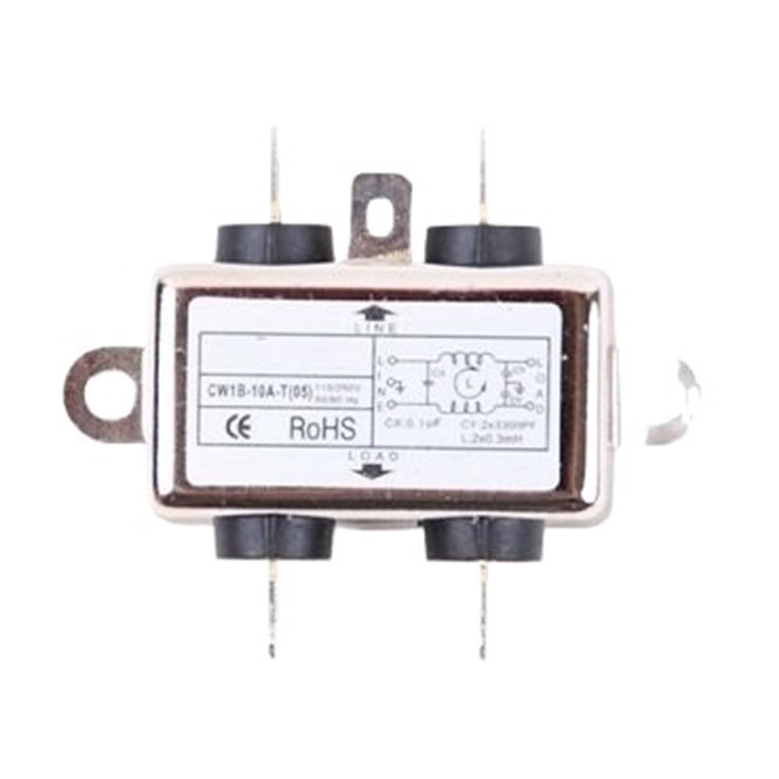 MBPAIHOP CW1B-10A-T 10A 115V 250V 50/60HZ power Filter CW1B-3A-T CW1B-6A-T(CW1B-10A-T)