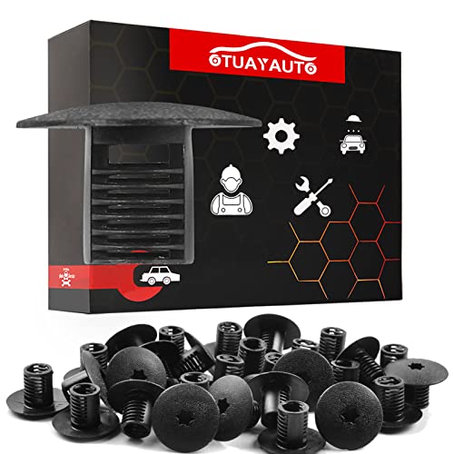Image of OTUAYAUTO 30Pcs Cowl Clips 6503339 - Replacement for Dodge Jeep Plymouth Nylon Push Type Trim Retainer Clips