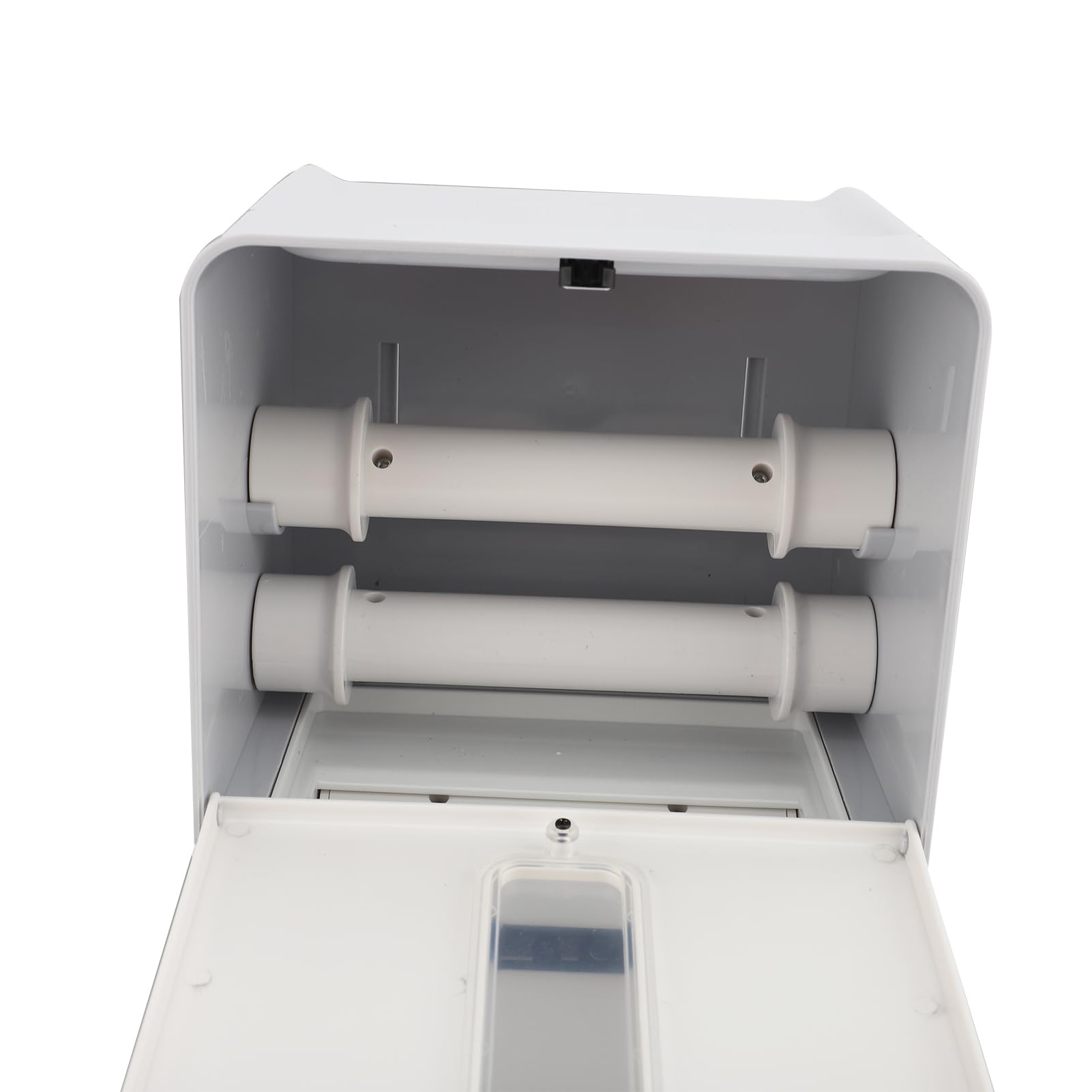 Fdit Dispenser Automatico di Asciugamani di Carta, Erogatore Touchless | Design Sigillato antiumidità, 3 Livelli, Strappo Auto, Batteria 1200 MAh
