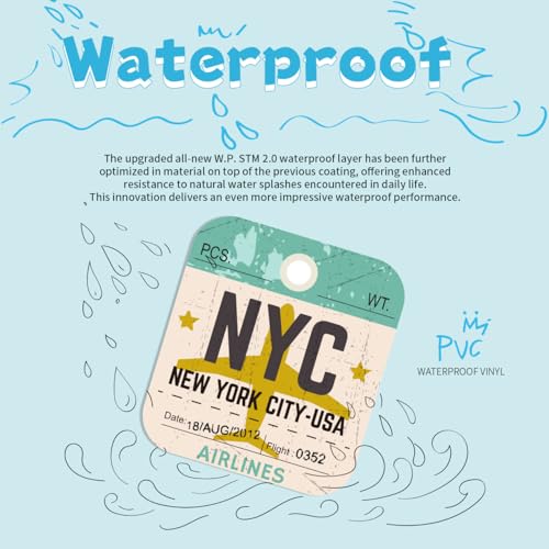 Image of Travel Stickers Pack, Luggage Stickers for Suitcases,Water Bottles | 100Pcs Waterproof Decals for Notebook /Laptop /Car Bumper /Truck /Motorcycle,Travel Journal Sticker, Road Trip, Adventure Sticker