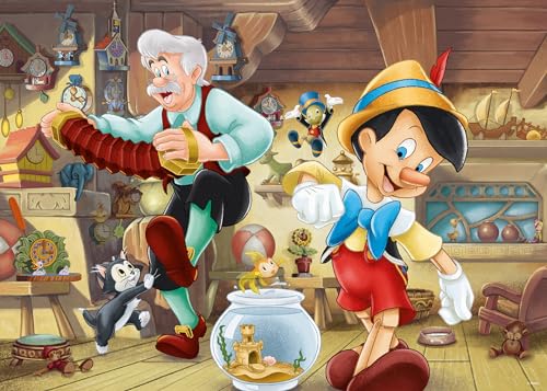 Puzzle 1000 pièces Collection Disney : Pinocchio Ravensburger France