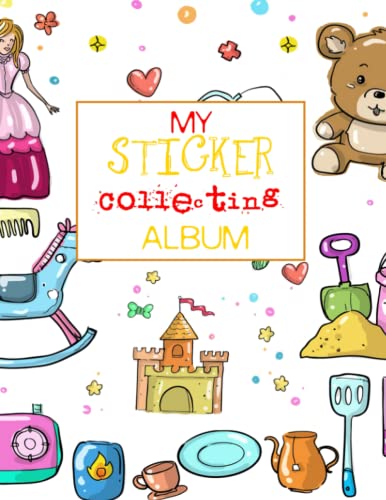 My Sticker: Blank Sticker Book Album 110 Pages 8.5x11 inch; First Sticker Activity Book.Blank Sticker Album for Collecting Stickers, (My Sticker Album ... stickers in for Kids,Girls,Daughter,Sister. image 2