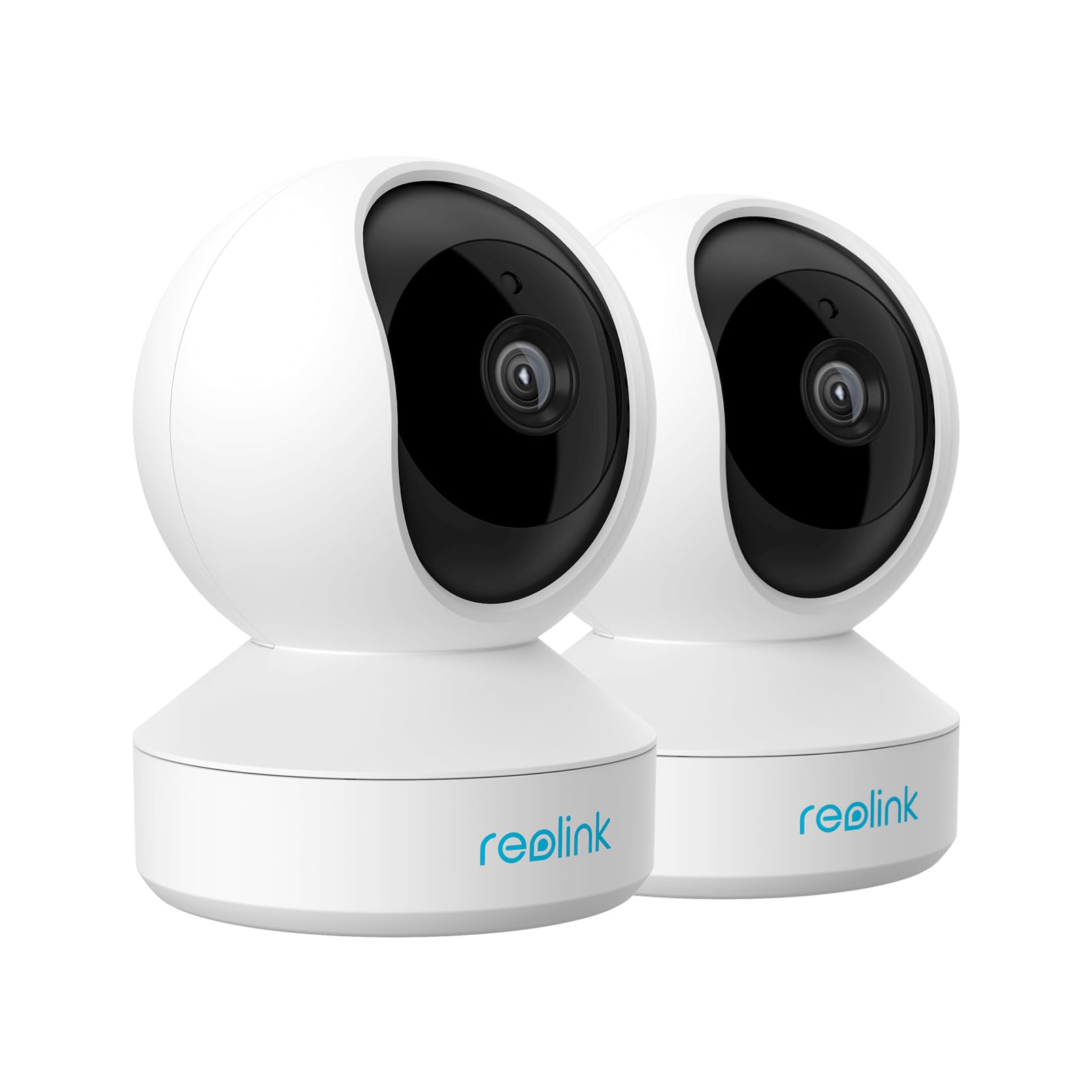 Reolink 2K Telecamera WiFi Interno, Cam IP con Pan & Tilt Protezione a 360°, 2.4/5GHz Dual-Band WiFi, Audio a Due Vie, Rilevazione di Persone/Pet, Auto-tracking, Baby Monitor, E1 Pro (Pack di 2)