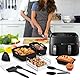 Airfryer Zubehör für Philips Dual Basket 3000-Serie, 9L (NA350/352) Heißluftfritteuse, 215 Stück Heißluftfritteuse Silikonform Zubehör für Philips Airfryer Dual Basket 3000 6L/3L, AirFryer Accessories