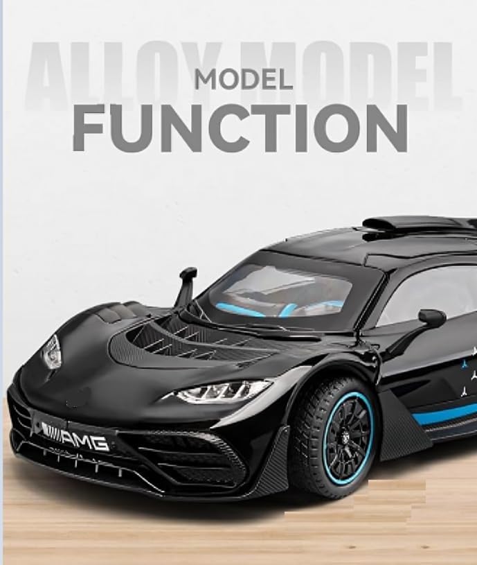 Image of Sky Tech AMG ONE SUV Car 1:32 Scale Model Car Exclusive Alloy Metal Pull Back Die-cast Diecast Metal Pullback Toy Openable Doors & Light Music Best Gifts Toys Kids【Colors as Per Stock】