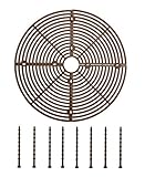 Plant Pot Grid Flower Pot Cover Cat Baby Safety to Protect Children Pets Plant Brown 11.8' Pack of 2