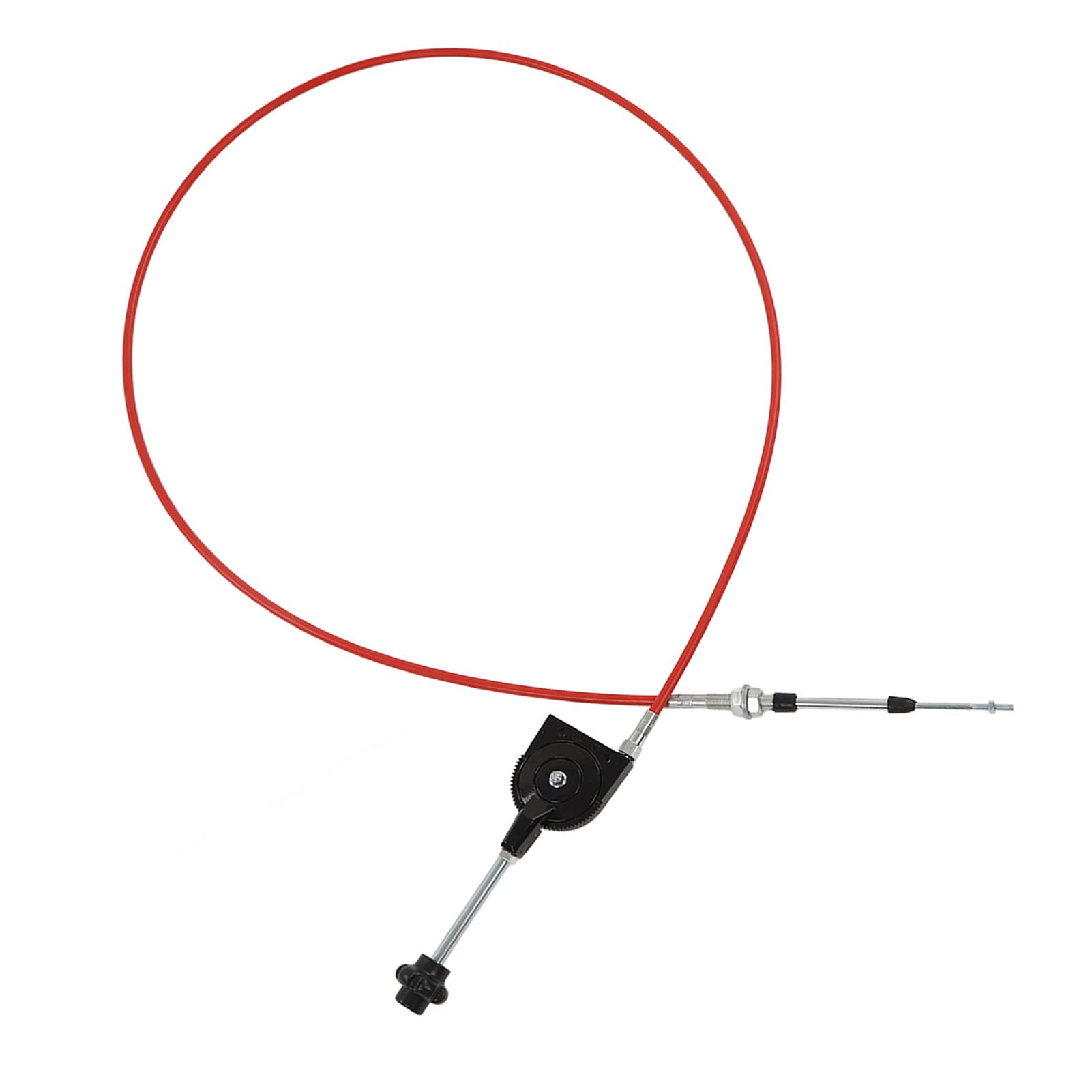 Cavo acceleratore per escavatore per carichi pesanti, Controller manuale per camion irrigatori e attrezzature industriali, Lunghezza 2,5 m con PU e acciaio inossidabile