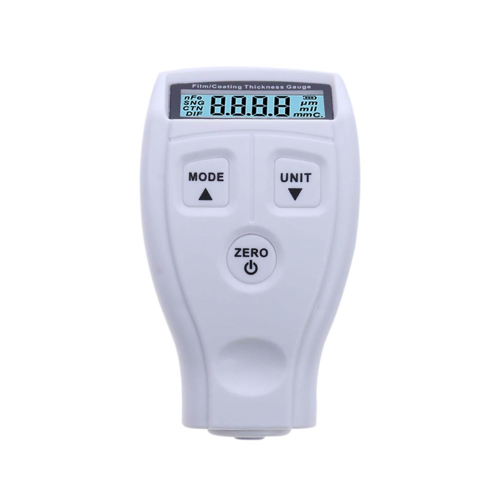 LNHHG Paint Thickness Gauge, Automobile Thickness Gauge Paint Cars Test LED Screen Shows Portable Power Consumption Small(Bianco)