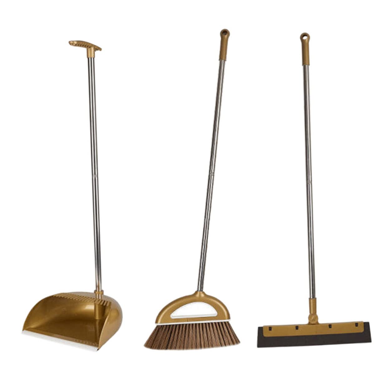 Yardwe 1 Set Scopa Paletta per Lettiera in Metallo Paletta per Esterni Regalo per Inaugurazione della Casa Giocattolo Set Raschietto per Pavimenti Paletta E Scopa per La Casa Paletta in