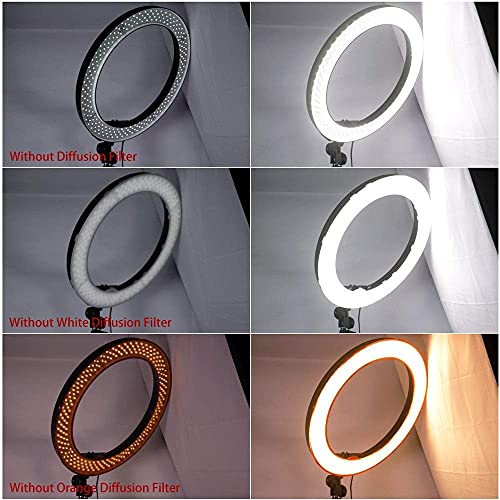 FACAZ Produkte Kamera-Foto-Video-Beleuchtungs-Kit Ringlicht LED-Fotografie-Aufhellungslicht RL-18 Ring-Fotografielicht… – Bild 7