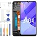 Produktbild LADYSON Bildschirm Ersatz für Samsung Galaxy A04 2022 SM-A045F SM-A045F/DS LCD Display Touchscreen Digitizer Montage Reparaturteile Kit (Schwarz mit Rahmen)