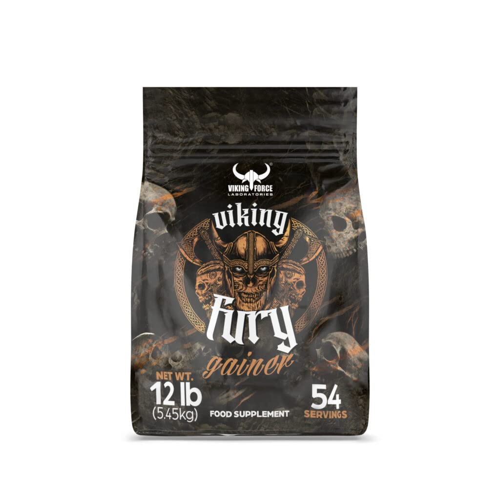 VIKING FORCE Fury Gainer ultimate in weight gain formulas (5.45 kg) (Blueberry)