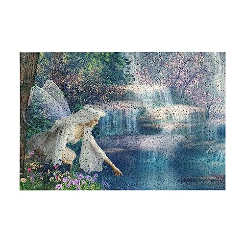 DENMER Lake Fairy Fußmatte aus PVC-Seidenring, für drinnen und draußen, personalisierbar,...