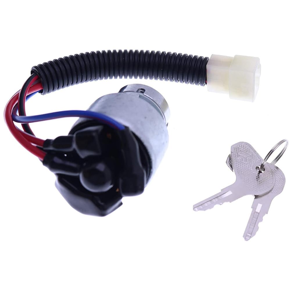 Ignition Switch 34670-31824 Replacement for Kubota L Series Tractors L2900 L3130 L3240 L3300 L3540 L3560 L3901