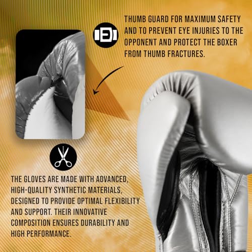 Image of CLETO REYES Training Boxing Gloves with Hook and Loop Closure for Sparring and Heavy Punching Bags, Men and Women, MMA, Kickboxing, Muay Thai