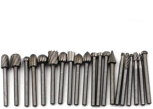 Herramientas rotativas 18 ''(0.118 in) de vástago para carpintería Rotary File HSS Rasp Broca de 20 piezas de vástago para herramientas rotativas disponible en Yaxa Colombia