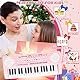 Orvyna Keyboard Kinder ab 3 Jahre, Tragbare Multifunktions Kinder Keyboard 37 Tasten mit Mikrofon, Musikspielzeug Klaviertastatur Lernspielzeug Geschenk für Jungen Mädchen 3 4 5 6 Jahre, Rosa