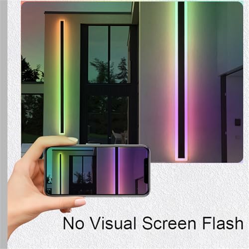 Bande LED éclairage mural étanche avec applique murale longue télécommandée de 100cm - 4