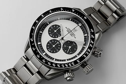 [HYAKUICHI 101] MODEL.13 ヒャクイチ クラシッククロノグラフ ノンデイト センタークロノ ホワイトパンダ 商品画像2