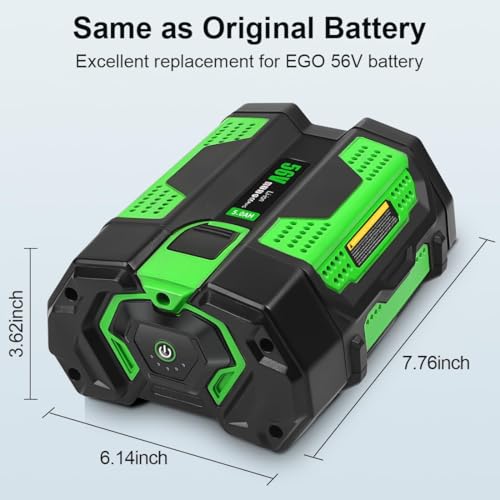 Image of 5.0Ah Replacement for EGO 56v Battery（Green-5.0AH）