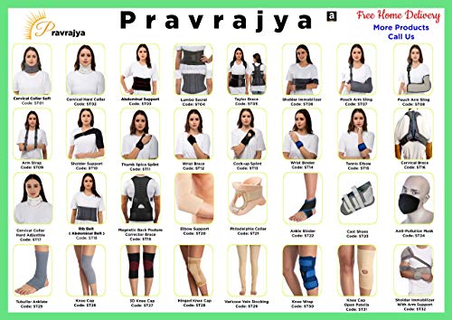 Image of Arm Sling Pouch with Elbow Support Brace for Broken and Fractured Hand