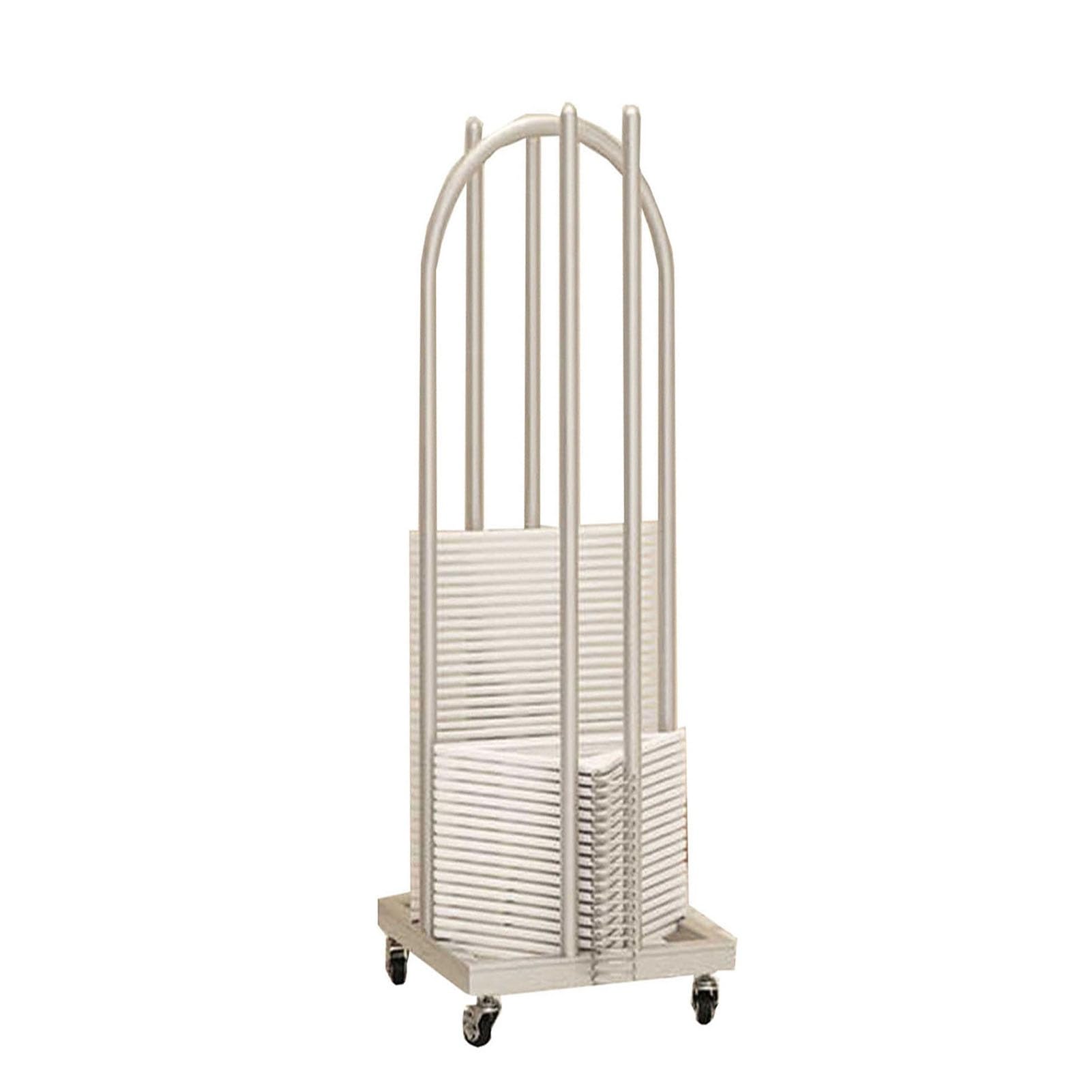 Support de cintre robuste et chariot de rangement pour vêtements à roulettes