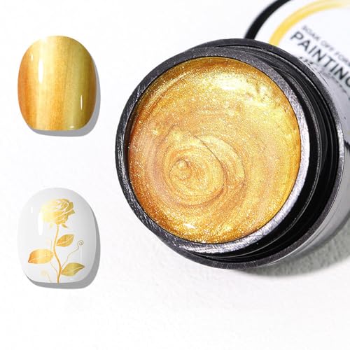 Esmalte de uñas gel metálico efecto espejo 8ml miniatura 1