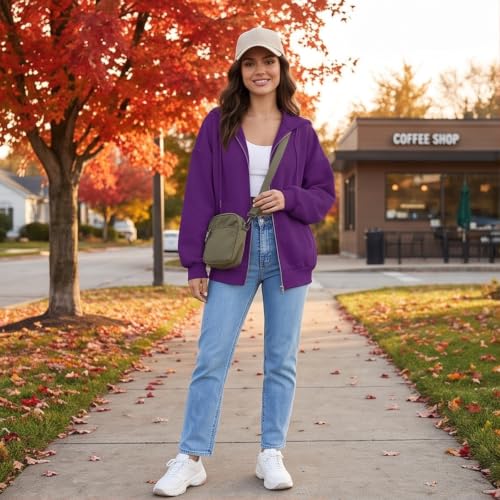 Elneeya Full Zip Hoodies for Women Y2K Cruise Gym Plus Size Sweatshirts - image 2
