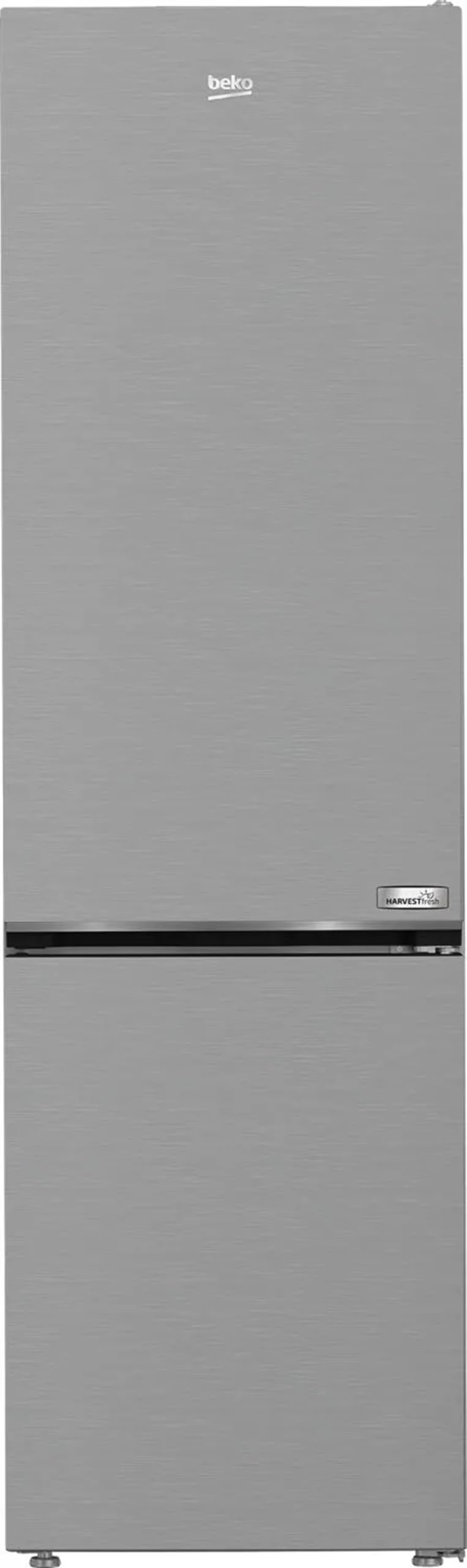 Beko B5EUNA406HXB - Frigorifero combinato, 407 litri, No Frost, colore Metal Look, Classe energetica C