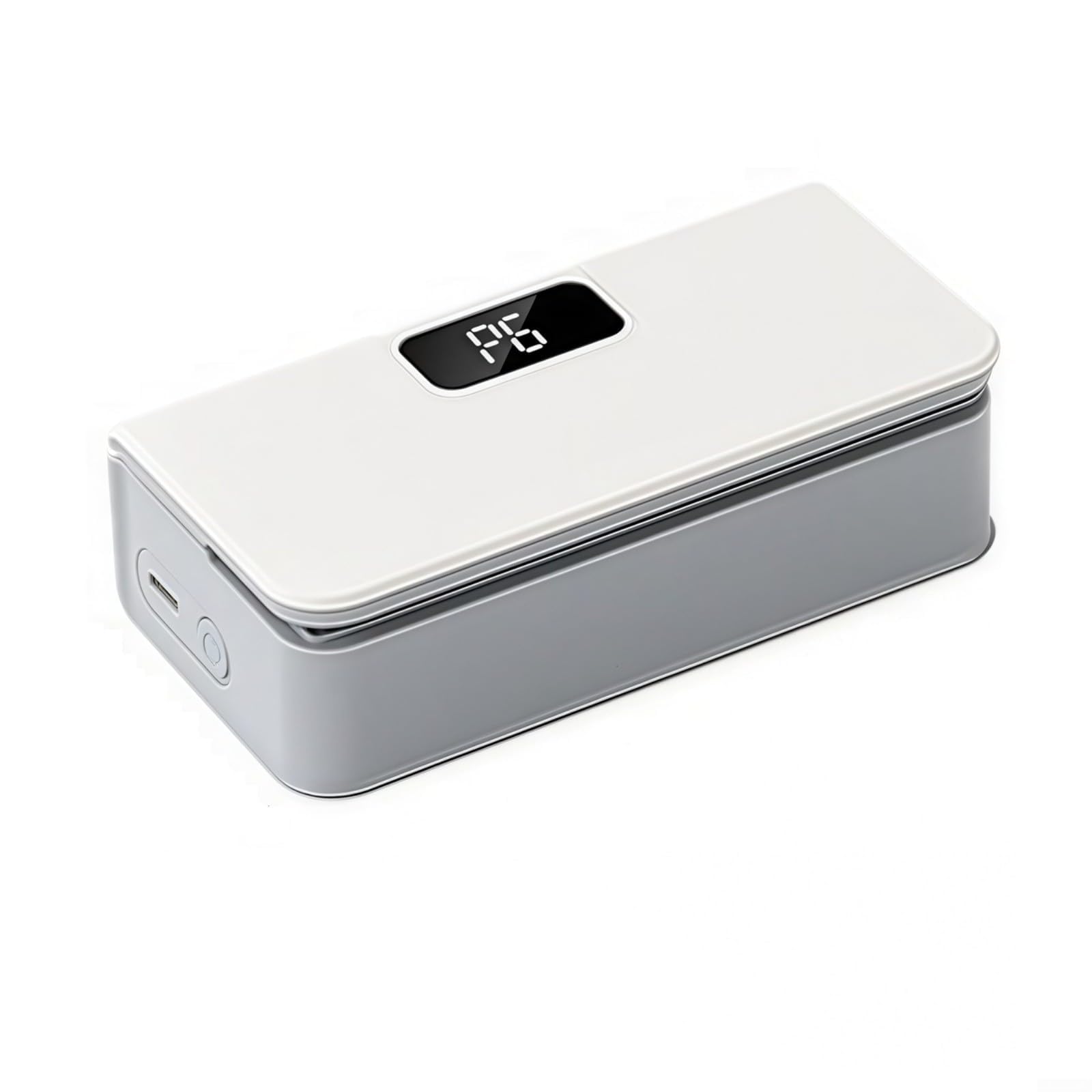 NbgrvB Cordless Electric Bag Sealer with LED Display, 6 Modes USB Rechargeable Heat Sealer Food Storage Snacks Freshness, Magnetic Attachment(White)