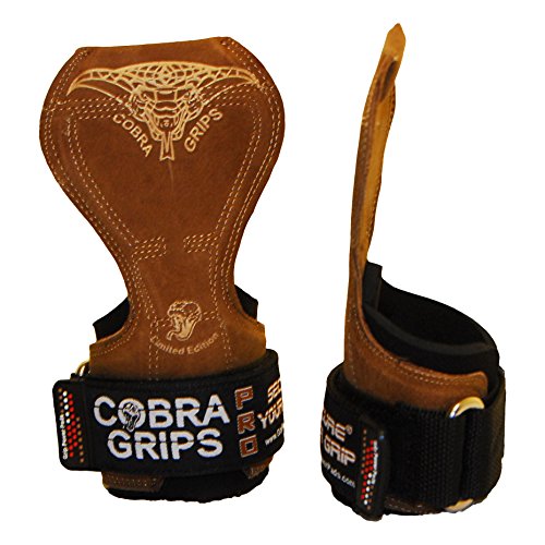 Muñequeras para levantamiento de pesas Cobra Grips acolchadas con...