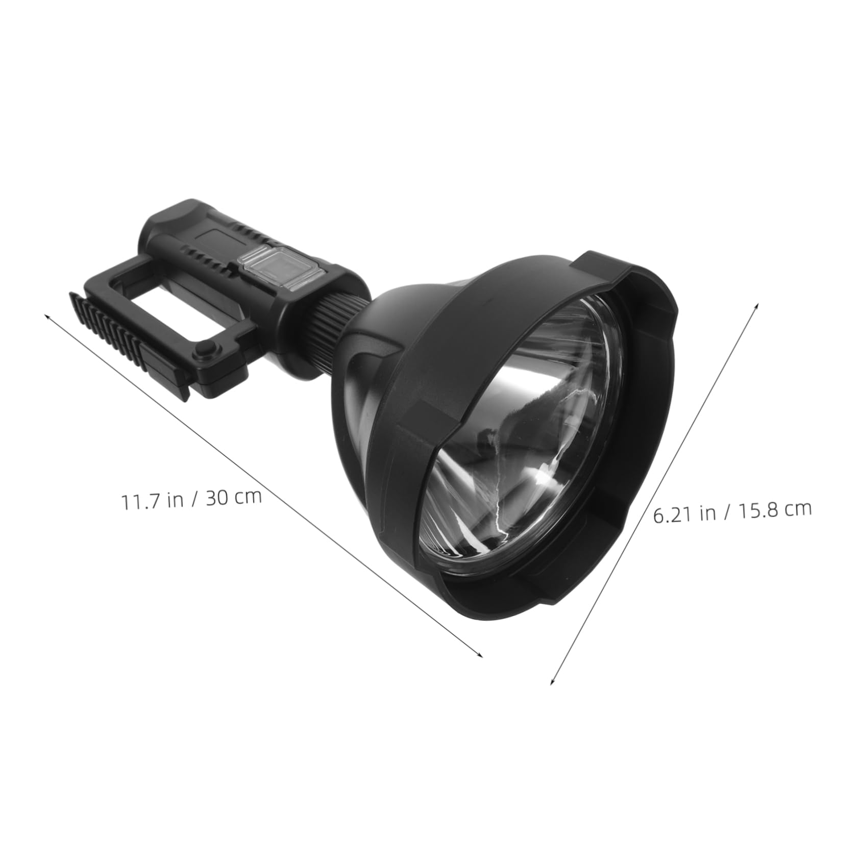 jojofuny LED Wiederaufladbare Taschenlampe Handlich Starkes Licht Lange Tragbar Camping Outdoor Notfall Multifunktionale Beleuchtung für Wanderungen und Nächtliche Erkundungen