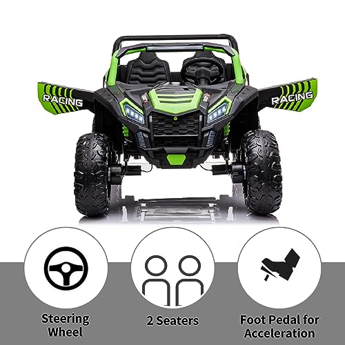 Image of 24V Ride On Toys for Big Kids Maximum Weight Capacity 660 LB Kids Car