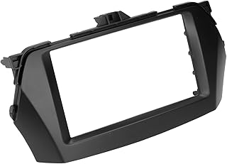 Painel de estrutura de CD estéreo, resistente ao desgaste e substituição 2DIN da fachada do carro para SUZUKI Alivio Ciaz 2014-2015 para automóveis